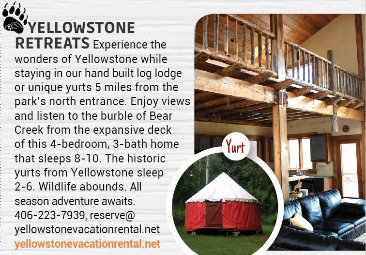 yellowstone national park lodging cabin & yurts